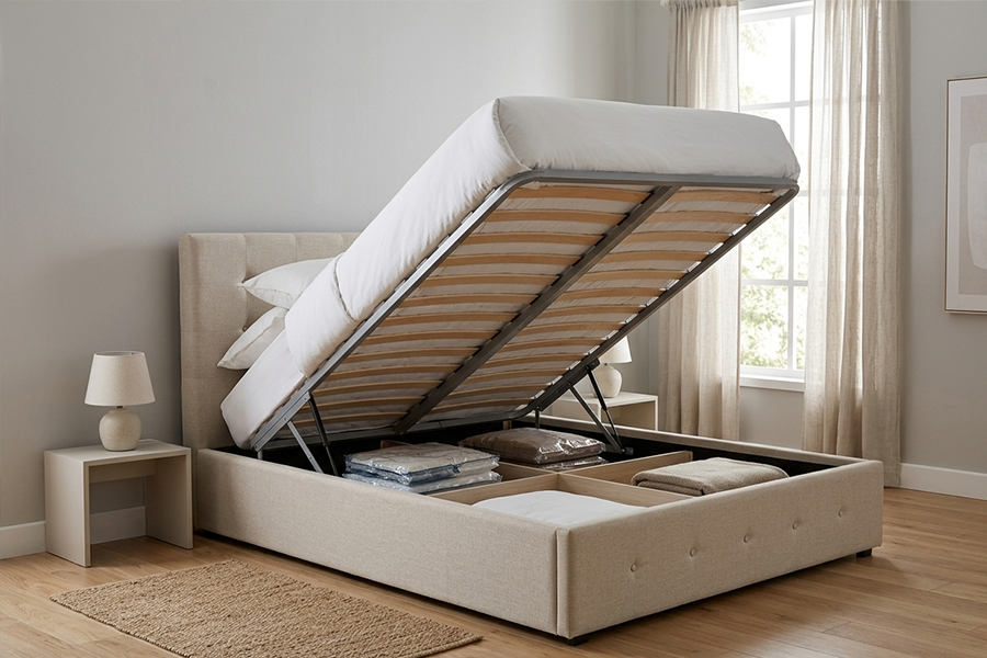 Cama box baú com colchão: praticidade e conforto no mesmo espaço